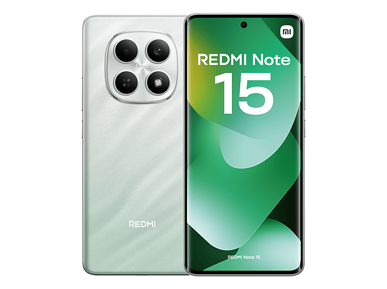Móvil - Xiaomi Redmi Note 15, Verde bosque, 256 GB, 8 GB RAM, 6.77" AMOLED FHD+, MediaTek Helio G100-Ultra, 6000 mAh