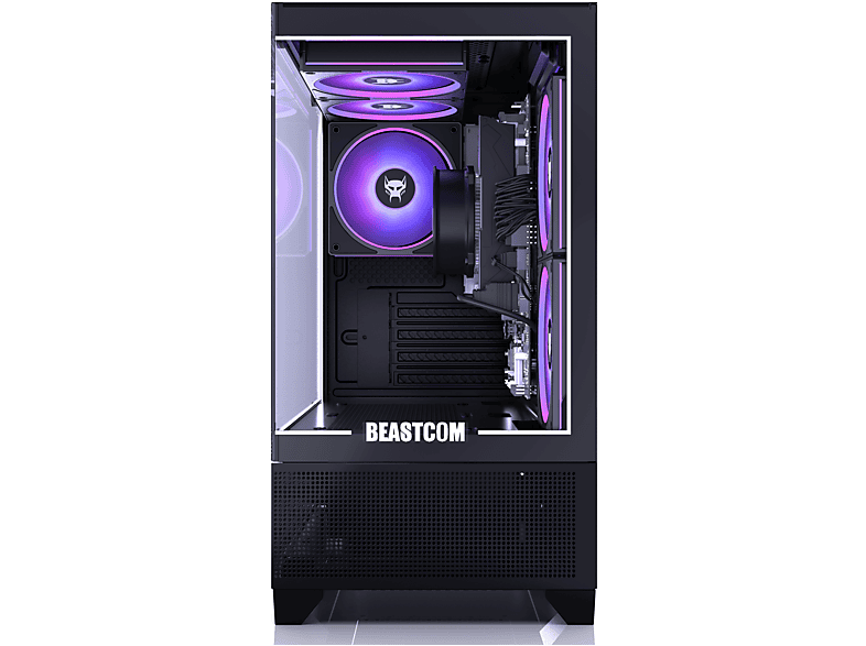 Pack PC gaming - BEASTCOM Q3 Essential Gaming, AMD Ryzen™ 5 3400G, 16 GB RAM, 512 GB SSD, Radeon™ RX Vega 11, Windows 11 Home, Monitor 24 " Full-HD, Negro (Ref. 137729085) — foto 3