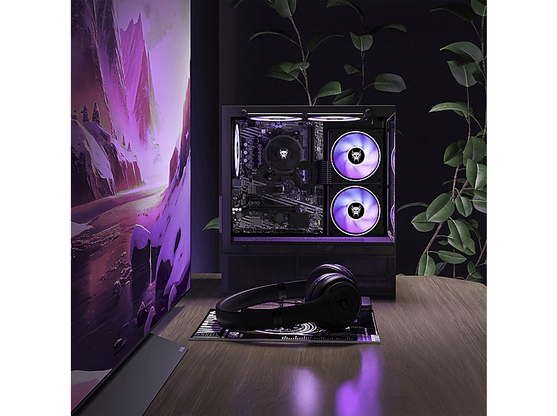 Pack PC gaming - BEASTCOM Q3 Essential Gaming, AMD Ryzen™ 5 3400G, 16 GB RAM, 512 GB SSD, Radeon™ RX Vega 11, Windows 11 Home, Monitor 24 " Full-HD, Negro (Ref. 137729085) — foto 5