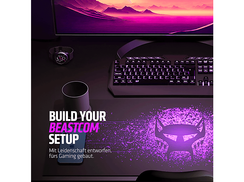 Pack PC gaming - BEASTCOM Q3 Essential Gaming, AMD Ryzen™ 5 3400G, 16 GB RAM, 512 GB SSD, Radeon™ RX Vega 11, Windows 11 Home, Monitor 24 " Full-HD, Negro (Ref. 137729085) — foto 9