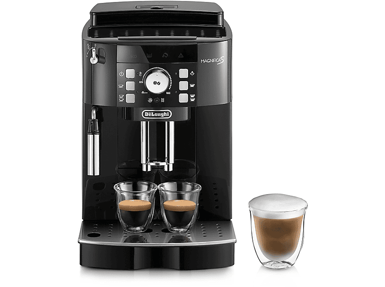 Cafetera automática - DELONGHI Magnifica S ECAM 21.110.B, 15 bar, 1450 W, 2 tazas, Negro — foto 1