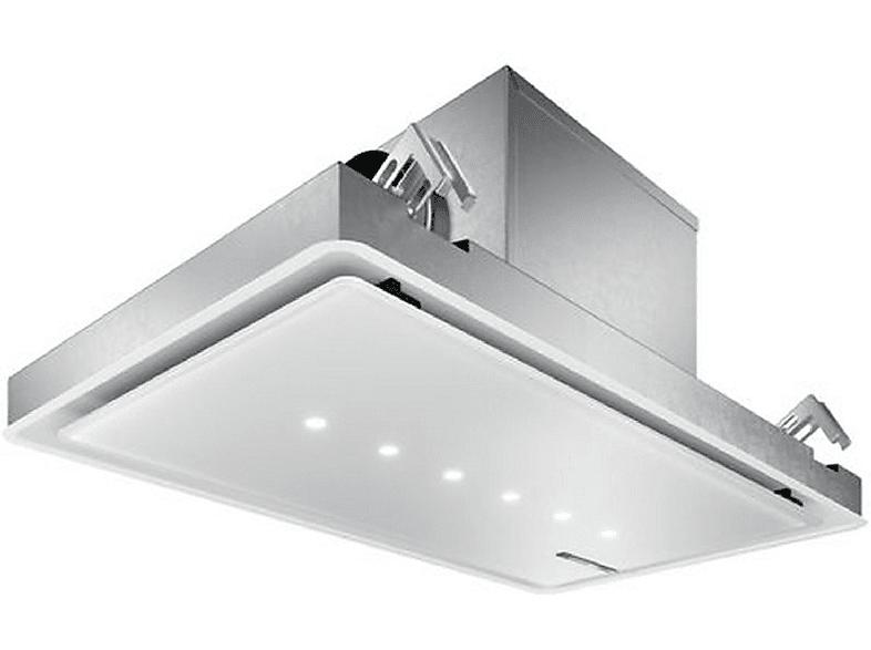 Campana grupo filtrante - Bosch DRC99PS20, Decorativa, Isla, 5 velocidades, 268 W, 640 m3/h, 41 dB, Control remoto, LED, Inox