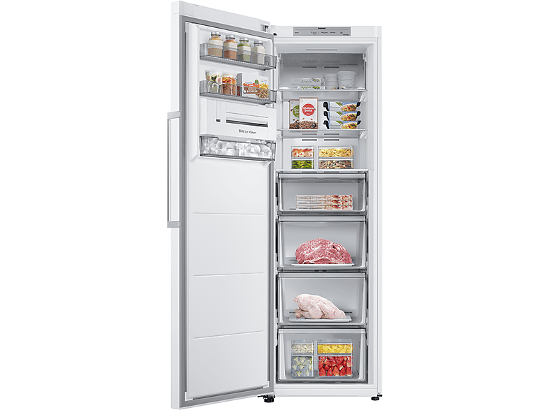 Congelador vertical - Samsung Smart RZ32C7ADEWW/EF, 323 l, 186 cm, All Around Cooling, WiFi, Blanco — foto 3