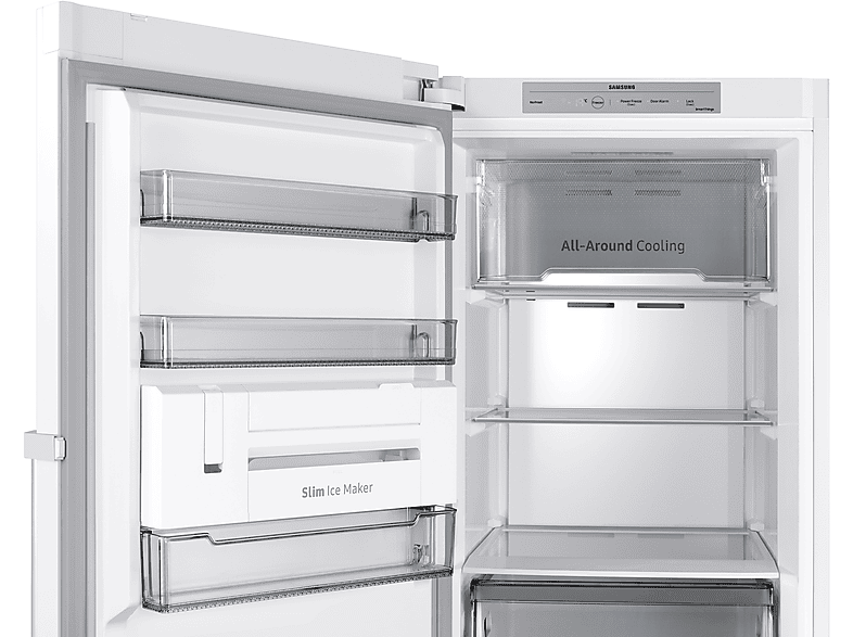 Congelador vertical - Samsung Smart RZ32C7ADEWW/EF, 323 l, 186 cm, All Around Cooling, WiFi, Blanco — foto 8