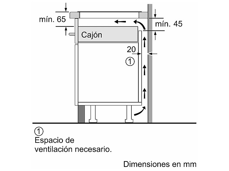 Placa inducción - Bosch PID631HC1E, Serie 6, 3 Zonas, Zona extensible 32 cm, Home Connect, Control DirectSelect, 60 cm, Negro — foto 8