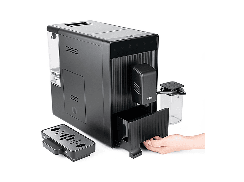 Cafetera espresso - WILFA Volo Automatic, 20 bar, 1690 W, 240 ml, 2 tazas, Negro — foto 4