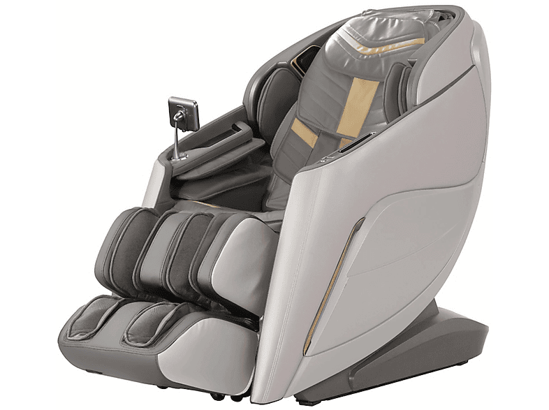 Sillón de masaje - KOMODER VELETA II, Masaje de cuerpo completo, Función calor, Peso máximo 140 kg, Beige - Gris