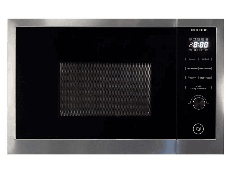 Microondas integrable - INFINITON IMW-DD2S, 1000 W, - potencia, 25 l, Inox — foto 1