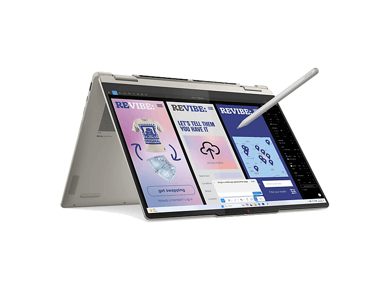 Convertible 2 en 1 - Lenovo Yoga 7 2in1 14ILL10 Copilot+ PC, 14" OLED, Intel® Core™ Ultra 5 226V, 40 TOPS, 16GB RAM, 512GB SSD, Arc Graph, W11H, Lápiz
