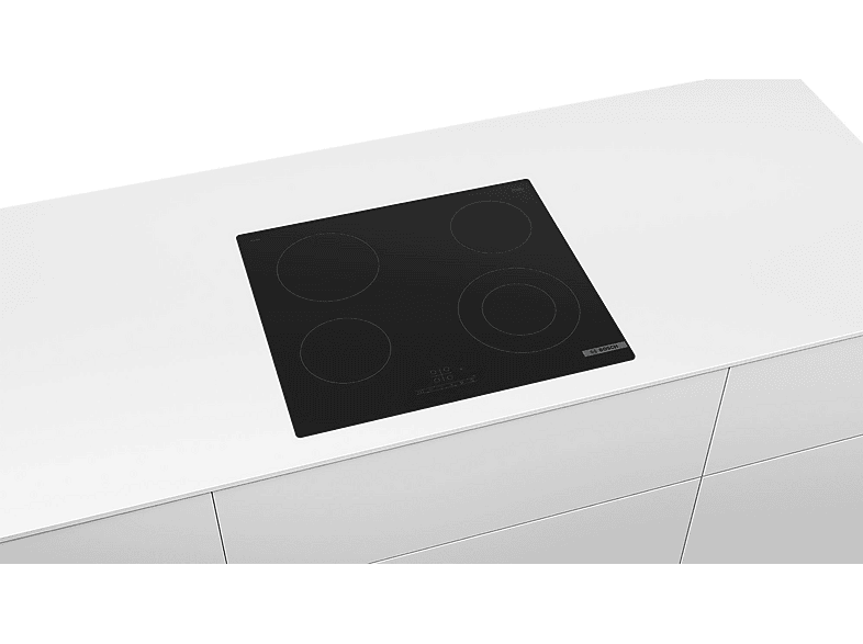 Encimera vitrocerámica - BOSCH PKF611BB8E, 4 zonas, 592 mm, Negro — foto 3