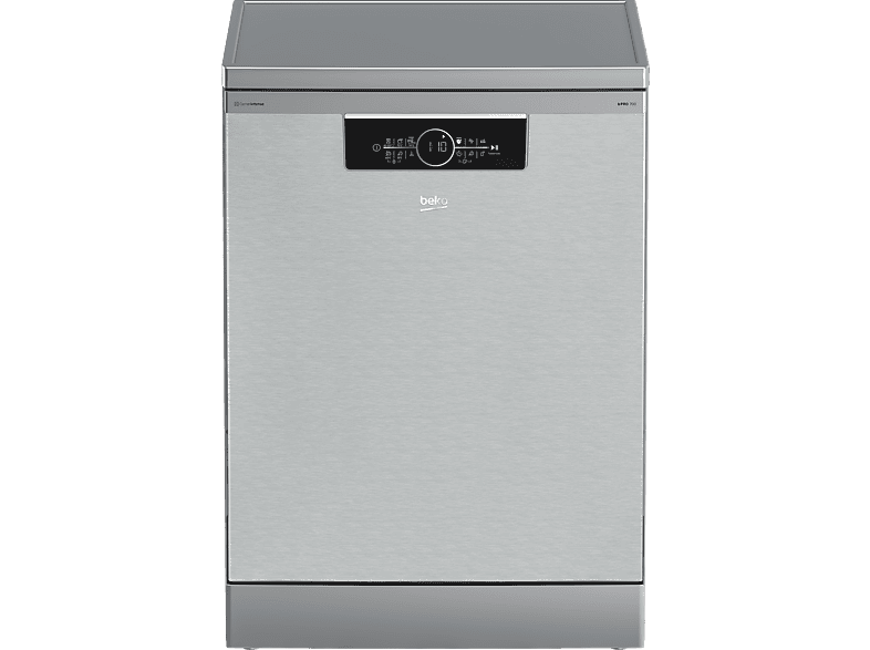 Lavavajillas - Beko BDFN36650XC, 16 Servicios, 11 Programas, 60 cm, Tercera bandeja, CornerIntense, DeepWash, Inox — foto 1