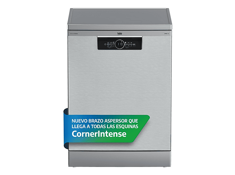 Lavavajillas - Beko BDFN36650XC, 16 Servicios, 11 Programas, 60 cm, Tercera bandeja, CornerIntense, DeepWash, Inox — foto 12