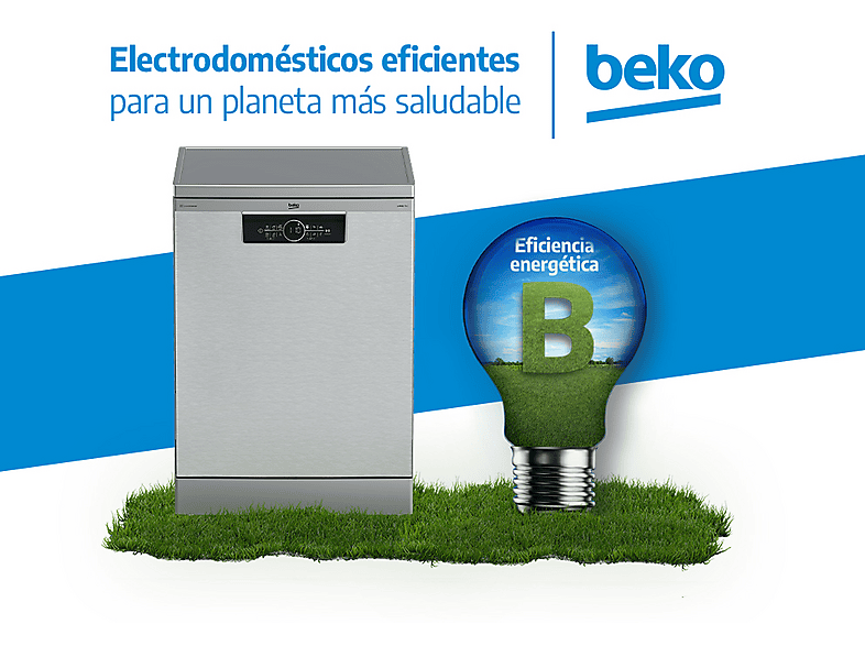 Lavavajillas - Beko BDFN36650XC, 16 Servicios, 11 Programas, 60 cm, Tercera bandeja, CornerIntense, DeepWash, Inox — foto 13