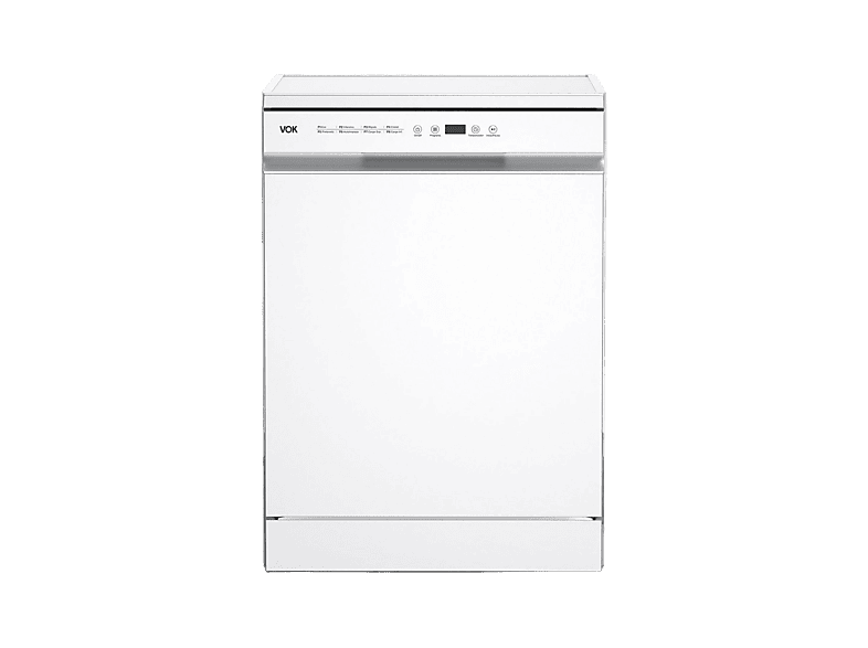 Lavavajillas libre instalación 60 cm - VOK EVD-14FCWAD, 8 programas, 60 cm, Blanco