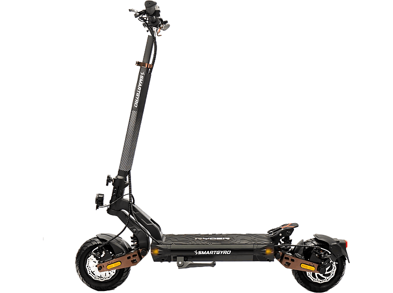Patinete eléctrico - smartGyro Ryder 2, Tipo 1 / VPL, Potencia Nominal 1000W, Carga máx. 120 kg, 18000 mAh, 25 km/h, Gris