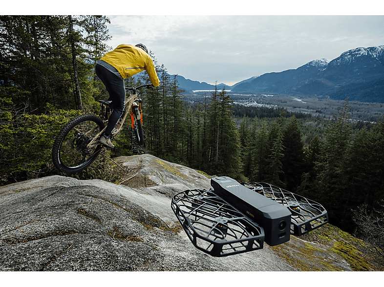 Drones con cámara - HOVERAIR Kit definitivo para ciclismo  X1 PROMAX, 24,2 megapixel, 16 min, Negro — foto 6