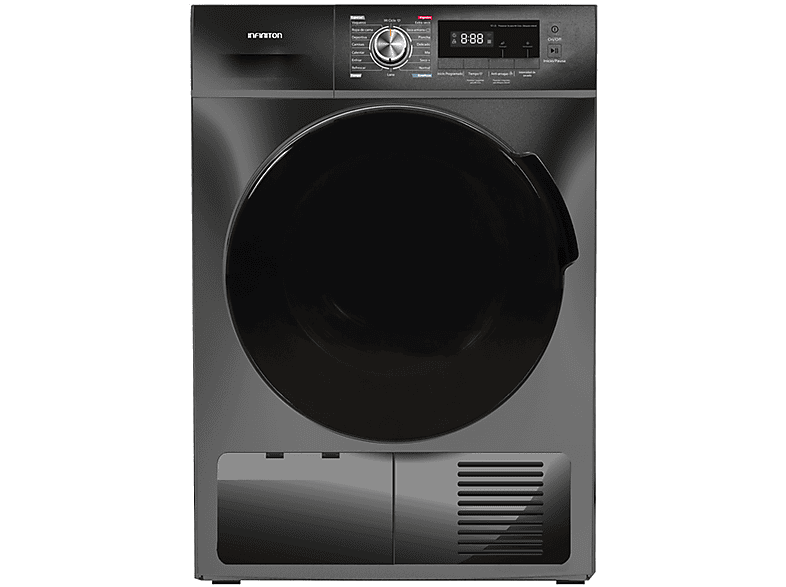 Secadora - INFINITON SD-DG85C, 8 kg, 16 programas, Inox — foto 1