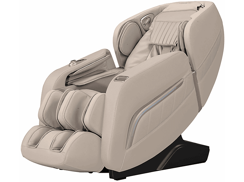 Sillón de masaje - KOMODER FOCUS II, Masaje de cuerpo completo, Función calor, Peso máximo 140 kg, Beige