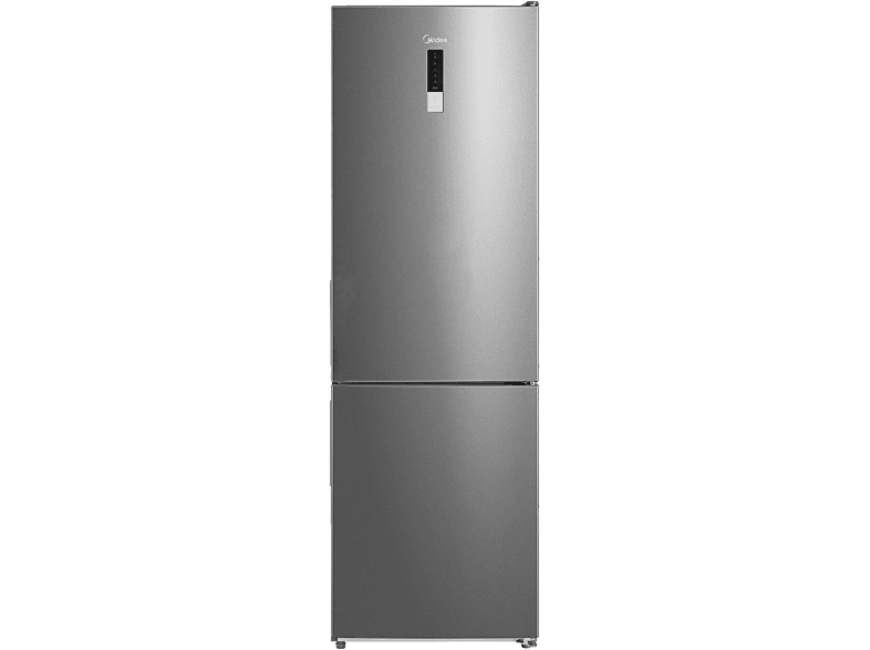 Frigorífico combi - Midea MDRB424FGE02OE, No Frost, 188 cm Altura, 310 l, Inox