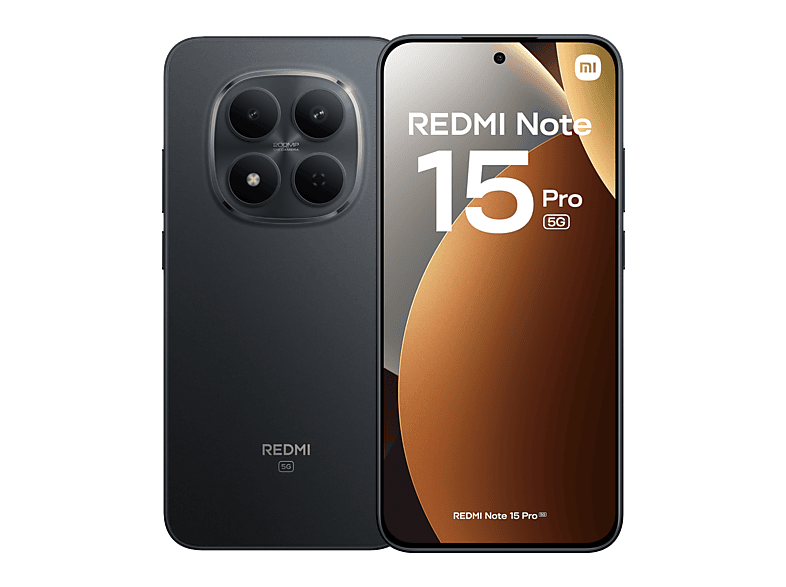 Móvil - Xiaomi Redmi Note 15 Pro 5G, Negro, 256 GB, 8 GB RAM, 6.83" CrystalRes AMOLED, MediaTek Dimensity 7400-Ultra, 6580 mAh — foto 1