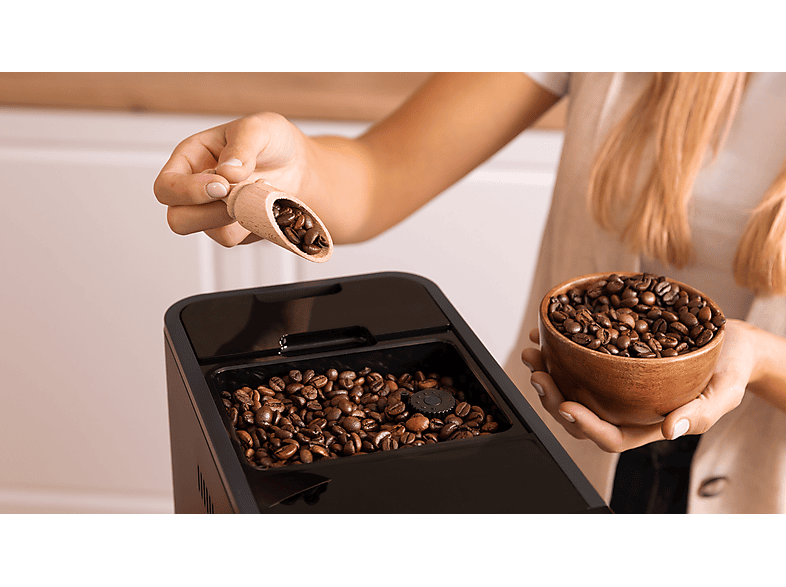 Cafetera superautomática - CECOTEC Cremmaet Latte, 19 bar, 1470 W, 1 tazas, Negro — foto 3