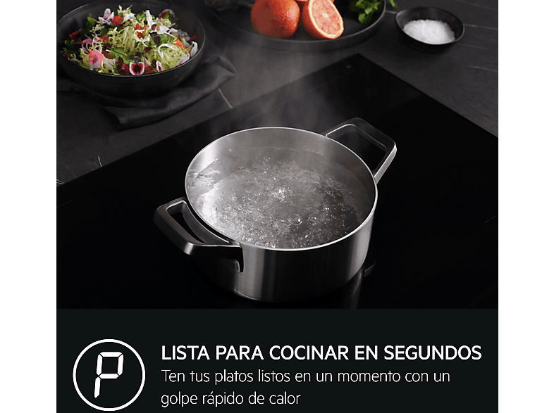 Placa inducción - AEG TO74IB00FB, 4 zonas, 710 mm, Negro — foto 9