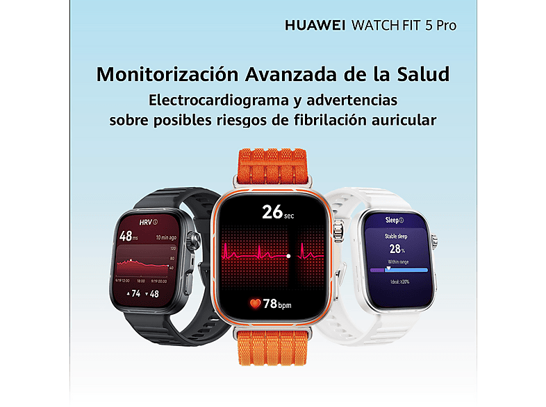 Smartwatch - Huawei Watch Fit 5 Pro, 48.77 mm, Correa 20 mm, 7 días Autonomía en Uso Típico, Pantalla AMOLED 1.92", Negro — foto 13