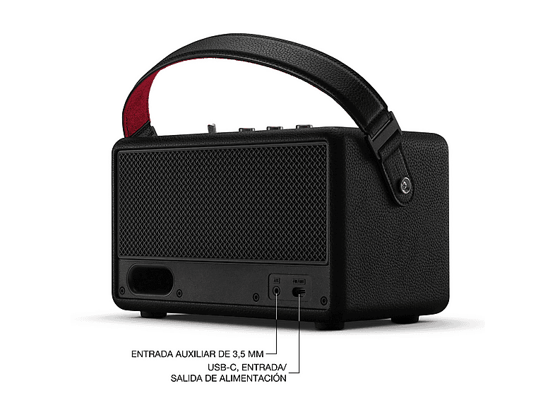 Altavoz bluetooth - Marshall Kilburn III, 90W, Bluetooth, 50h Autonomía, IP54, Black and Brass — foto 8