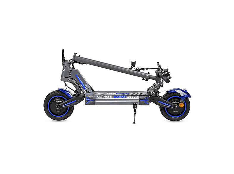 Patinete eléctrico - ECOXTREM M41 TANK DUAL, Carga máx. 120 kg, 60 km autonomía, 20000 mAh, Azul Marino — foto 5