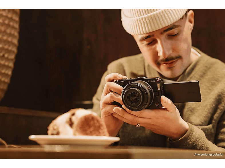 Cámara EVIL - Canon EOS R50 V + RF-S 14-30mm, 24.2 MP, Pantalla táctil LCD TFT color 7.5 cm, Wi-Fi, 4K a 60p, Dual Pixel CMOS Auto Focus, Negro — foto 6