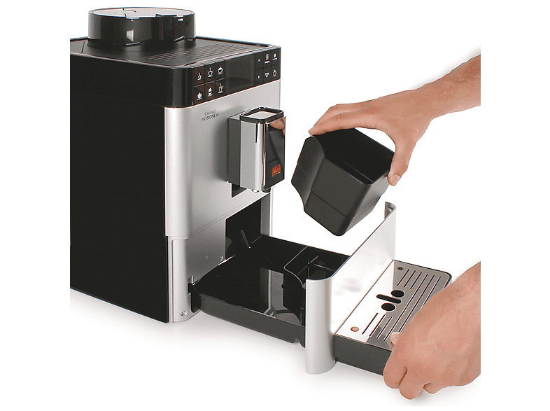 Cafetera express - MELITTA F53/1-101, 15 bar, 1450 W, 1 l, 2 tazas, Plata — foto 6