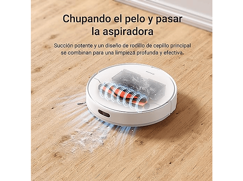 Robot aspirador - DREAME RLS3D D10 PLUS, 4000 W, Potencia de succión 4 kPa, Depósito 0,4 l, Autonomía 2 h y 50 min, Blanco — foto 4