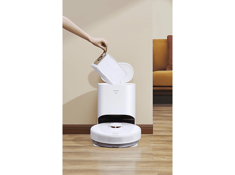 Robot aspirador - DREAME RLS3D D10 PLUS, 4000 W, Potencia de succión 4 kPa, Depósito 0,4 l, Autonomía 2 h y 50 min, Blanco — foto 9