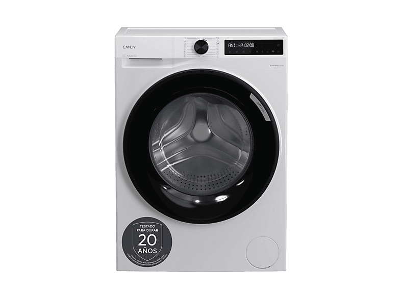 Lavadora carga frontal - Candy BR 412BL8-S, ProWash 500, 12 kg, 1400 rpm, 16 Programas, Motor Inverter, Wi-Fi, Blanco
