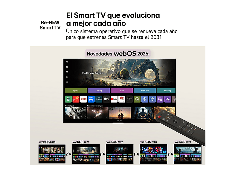 TV RGB Mini LED 86" - LG 86MRGB87B6B, UHD 4K, Procesador Inteligente α8 AI Processor 4K Gen3, Smart TV, DVB-T2 (H.265), Negro — foto 13