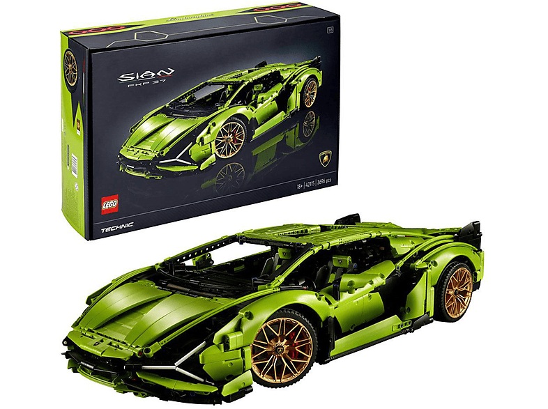 Juego de construcción - LEGO LEGO Technic Lamborghini Sián FKP 37 (42115), edad recomendada: 16 año(s), 3696 piezas