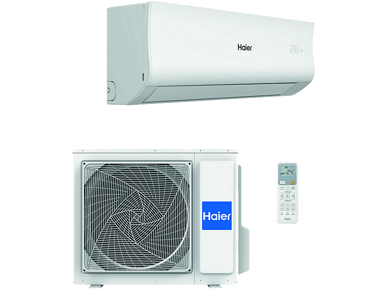 Aire acondicionado Split 1 x 1 - HAIER A/A 1X1 HAIER TIDE R 3000F WIFI, 10918 fg/h, Función Inverter, Blanco