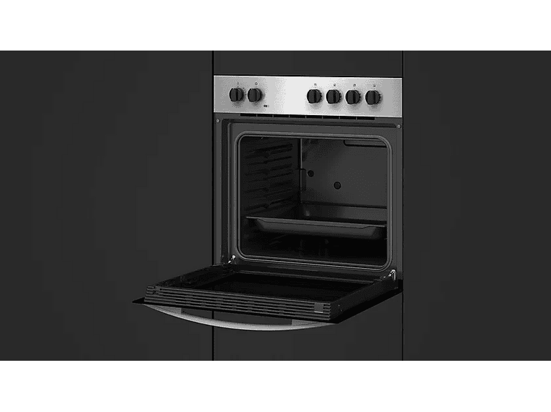 Horno - Teka HBE 435 ME, Convencional, 72 l, 60 cm, Puerta dos cristales, Inox y negro — foto 6