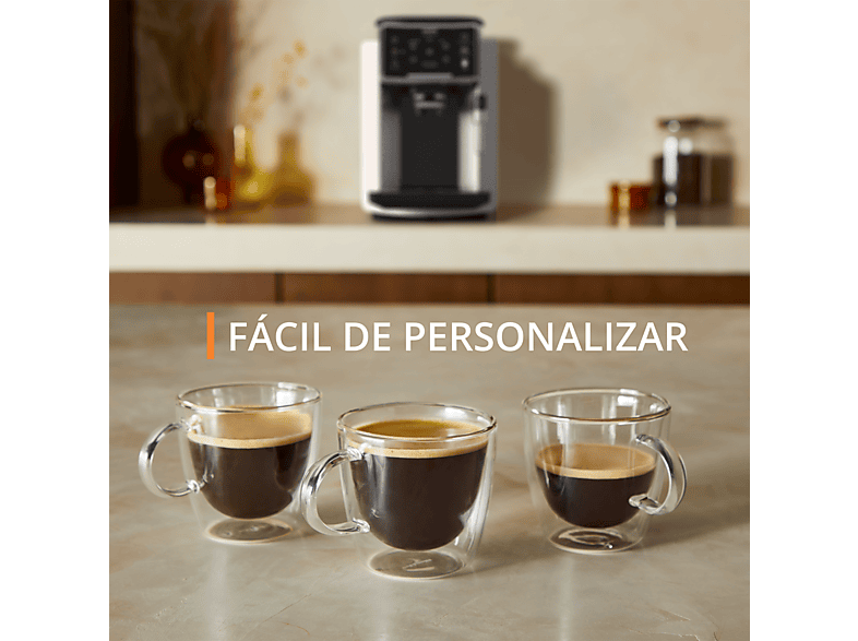 Cafetera superautomática - Krups Sensation C90 EA910E10, 1450 W, 15 bar, 1.7 L, 6 programas, 2 tazas, Barista Inside Technology, Autolimpieza, Plata — foto 3