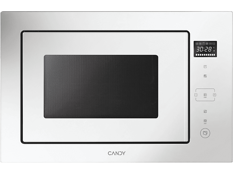 Microondas con grill integrable - Candy CA38MWN7NW, Grill de 1100 W, 8 niveles, 28 l, Blanco — foto 1