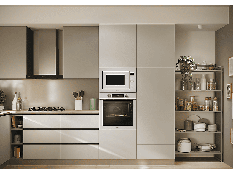 Microondas con grill integrable - Candy CA38MWN7NW, Grill de 1100 W, 8 niveles, 28 l, Blanco — foto 5