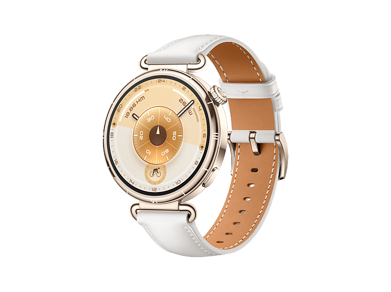 Smartwatch - Huawei Watch GT6, 41mm, Pantalla AMOLED, Hasta 14 días Autonomía, Monitorización avanzada de Salud, Bluetooth, Resistente al Agua, Blanco