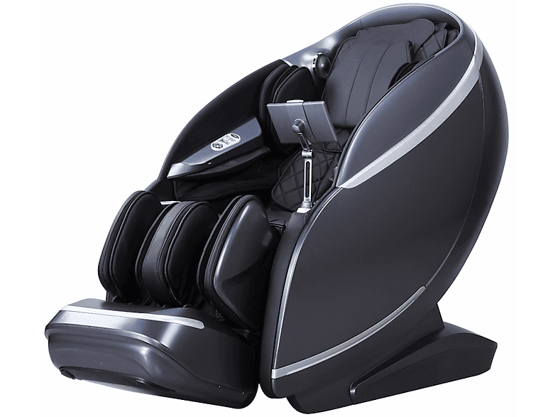 Sillón de masaje - KOMODER THERAPEUTIX, Masaje de cuerpo completo, Función calor, Peso máximo 140 kg, Negro - Rojo — foto 1