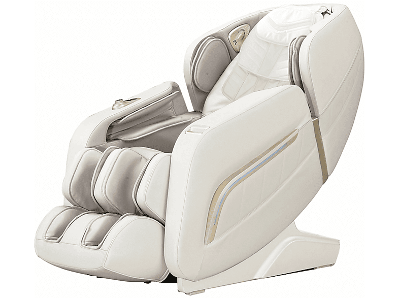 Sillón de masaje - KOMODER FOCUS II, Masaje de cuerpo completo, Función calor, Peso máximo 140 kg, Marfil