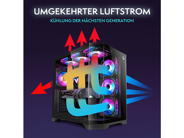 PC Gaming - VIBOX X-177, Intel Core i9-14900KF, 32 GB RAM, 1 TB SSD, GeForce RTX™ 5070, Windows 11 Home, Negro — foto 4