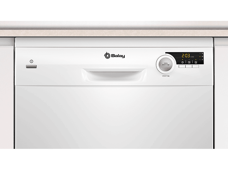 Lavavajillas - Balay 3VS506BP, 12 servicios, 5 programas, 60 cm, Motor Extra Silencio, Rackmatic 3 niveles, Blanco — foto 6