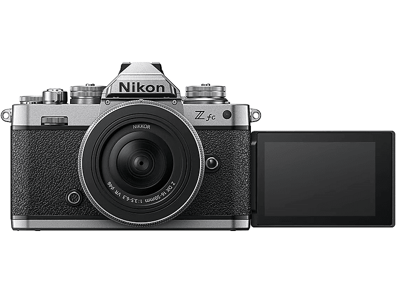 Cámara EVIL - Nikon Z FC, 20.9 MP, Pantalla 3", 4K, Wi-Fi, Bluetooth, Negro, Plata — foto 3