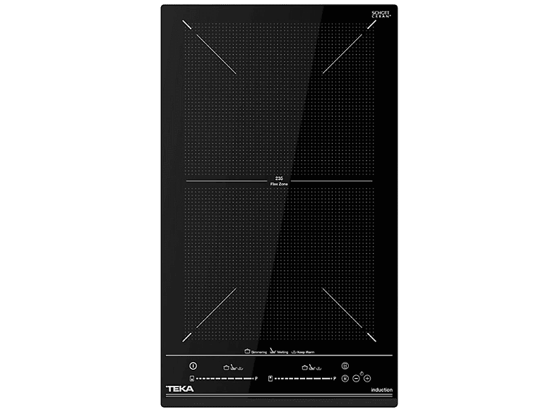 Placa de inducción - TEKA 112510021 IZF 32400 MSP, 2 zonas, No, 300 mm, Negro