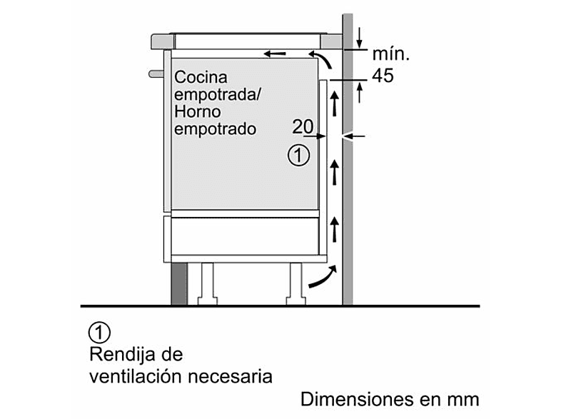 Placa inducción - Bosch PVQ631HC1E, 4 zonas, 30 x 21 cm, 59.2 cm, Negro — foto 8