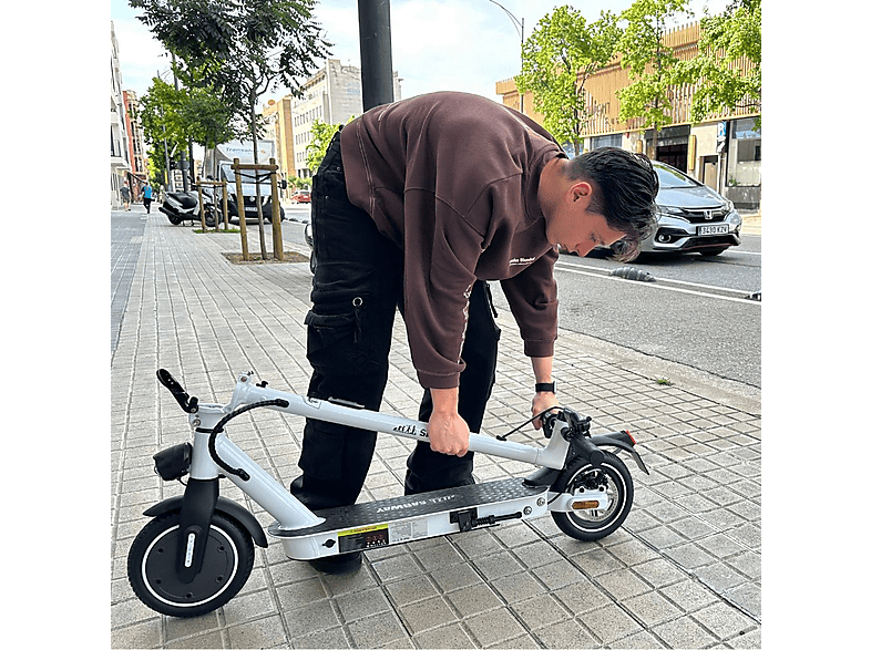 Patinete eléctrico - SABWAY Mi Sabway Pro, White — foto 7